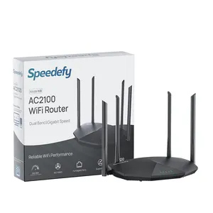 4x10/100/1000Mbps comfortable with computers and the internet fast Wireless Router Dual Band home WIFI Router