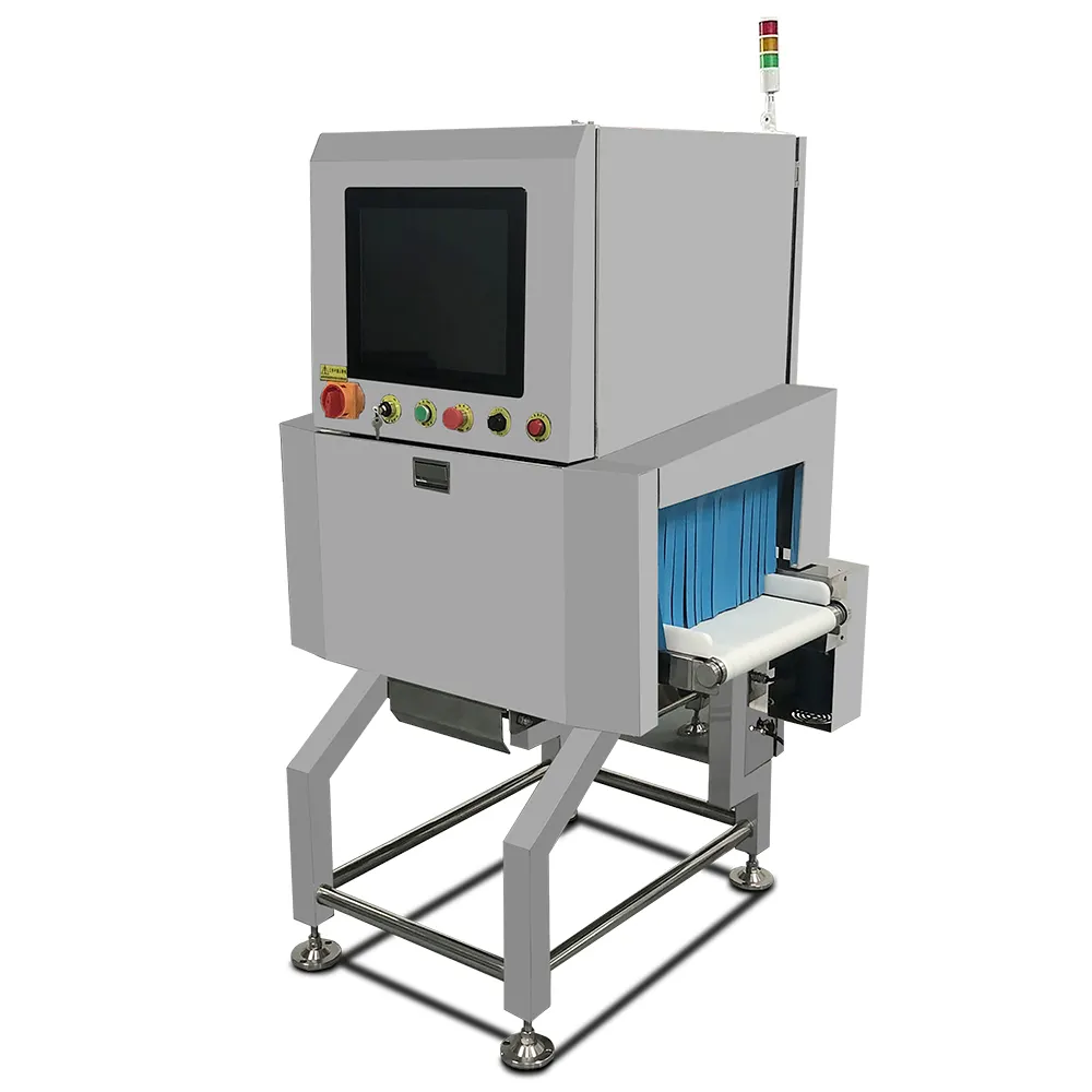Yabancı malzeme algılama sanayi x-ray için X ışını muayene sistemi makinesi