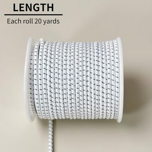 Cordon élastique réfléchissant de 2,5 mm, longueur personnalisée, corde élastique phosphorescente pour bracelets DIY, perles, artisanat, couture - Product Image 5