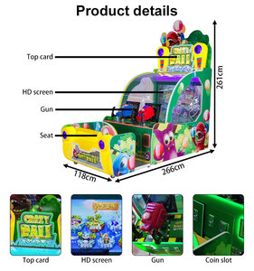 La populaire console de jeu <span class=keywords><strong>Mad</strong></span> Shoot Ball vend des machines de loterie d'arcade à monnayeur Crazy Ball pour enfants, idéales pour les parcs d'attractions. - Product Image 6