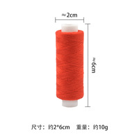 Kits de fils à coudre 100 couleurs Polyester 402 fils 200 yards par bobines pour couture et broderie à la main