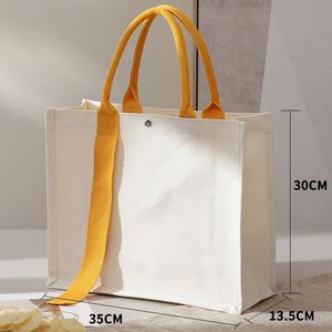 Sac fourre-tout en toile avec impression de logo, design pliable, pour l'école, la culture et la créativité, laminé - Product Image 2