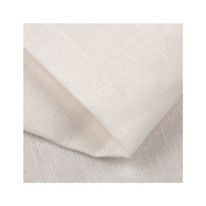 Tissu Popeline Lin Coton 110 g/m² Rayures Poids Moyen Vêtements Jupes Matière Respirante pour Vêtements d'Été - Product Image 4