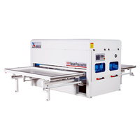 Machine de laminage sous vide automatique haute puissance 38 kW à écran tactile contrôlée par PLC pour le travail du bois, les armoires, les pompes, les roulements et les moteurs
