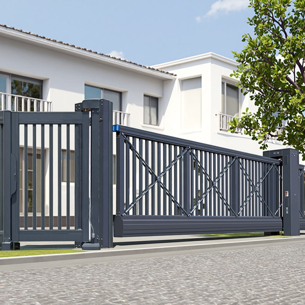 gates driveway with auto opener