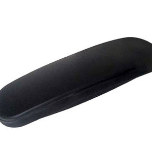 Accoudoirs en cuir PU noir P54, bord fixe, garni de mousse, ensemble de 2 pièces pour chaises de jeu, accessoires de mobilier de bureau - Product Image 3
