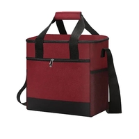 Grande sacoche isotherme pour le déjeuner, élégante, brodée, personnalisée, sac isotherme souple pour hommes et femmes adultes