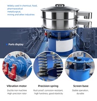 Zuckerpulver/Süßstoff Kreisförmiges Rotierendes Vibrationssieb Effizientes Rotations-Vibrationssieb