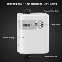 Unité de pipeline compacte 24V avec moteur en cuivre pur, boîtier anti-vieillissement étanche IP65, pour robinet de douche, inverseur intelligent et surpresseur OEM