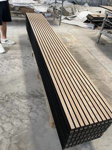 Pannelli Fonoassorbenti in Impiallacciatura di Quercia e Noce / Pannelli Acustici Akupanel a Doghe in Legno per Ufficio e <span class=keywords><strong>Studio</strong></span> - Product Image 3