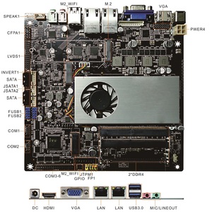 Intel 8th Gen Core I7 8665u (E) I7 8565u Whisky lake-u bo mạch chủ với 2ddr4 - Product Image 3