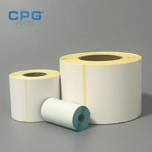 Rollo de Etiquetas Térmicas Impermeables de 4x4 Pulgadas y 120 g/m² para Control de Inventario, Etiqueta Térmica para Códigos de Barras, Venta al Por Mayor del Fabricante - Product Image 1