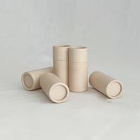 Haute qualité dégradable prix usine personnalisé carton baume à lèvres Tube emballage rouge à lèvres déodorant bâton conteneur papier Tube