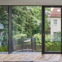 Portes coulissantes pour maisons, portes intérieures pliantes, portail avant en verre, pergola, porte coulissante sans rail, cadre sans cadre