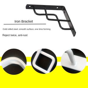 Supporto Moderno <span class=keywords><strong>in</strong></span> Lamiera di <span class=keywords><strong>Ferro</strong></span> per Mensole Mobili da Parete per Arredamento Soggiorno - Product Image 3