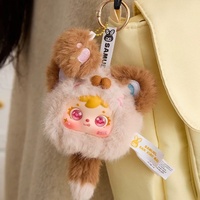 Trois petits peluches Samuel Meow Paw, boîte mystère, pendentif mignon pour sac, poupée en peluche pour filles
