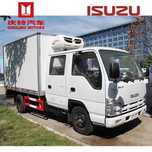 Camions Isuzu ELF légers 3-5 tonnes, simple et double cabine, pour le transport de bœuf et de poulet, fourgon frigorifique manuel de 4,2 m, 100p - Product Image 3