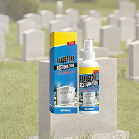 Nettoyant pour pierres tombales en aérosol liquide, protection douce des matériaux, n'endommage pas la pierre, produit de nettoyage et d'entretien multi-surfaces