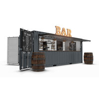 Conteneur Café Cuisine 20 pieds pour Coffee Shop avec Bar Conteneur Préfabriqué 10 pieds et Cuisine Conteneur à Faible Coût