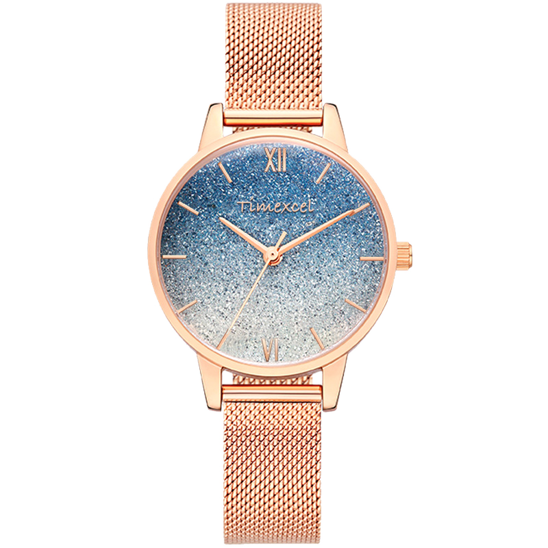 สีโรสโกลด์บลู