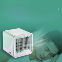 Kipas Pendingin Air Mini untuk Rumah, Asrama, Meja, Kipas AC USB Kecil Portabel