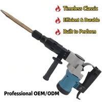 LYUWO Lithium Electric Pickaxe, Pembongkaran Dinding, Palu Listrik, Pemasangan Dinding Kelas Industri, Saluran Kabel, Beton