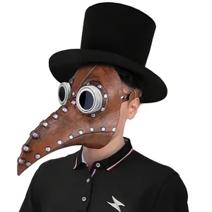 Costume d'Halloween Cosplay Masque de Docteur de la Peste pour Oiseau Costume d'Halloween Steampunk Masque de Docteur de la Peste pour Oiseau Accessoires