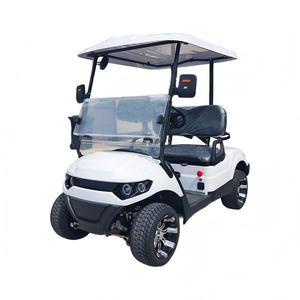 HKBG 2 Seater Electric Golf Cart <b>72V</b> <b>Battery</b> Powered Golf Buggy with Roof & LED Headlights for Golf Course - Product Image 2
