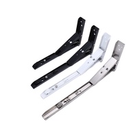 Support métallique de table pliante en acier inoxydable robuste support d'étagère pliante de montage réglable en triangle