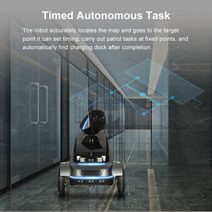 <span class=keywords><strong>Robot</strong></span> de sécurité <span class=keywords><strong>autonome</strong></span> PadBot S2 pour intérieur avec contrôle par application et recharge automatique pour l'inspection et la patrouille des espaces étroits - Product Image 3