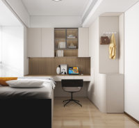 Armoire/Penderie de Chambre Moderne Classique Haut de Gamme Personnalisable en Bois Écologique avec Fonctionnalités de Refroidissement Extensibles pour Usage en Entrepôt