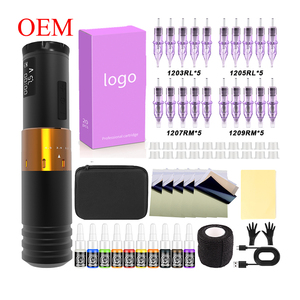 ชุดเครื่องสักดิจิตอลไร้สาย ปรับระยะชักได้ พร้อมเข็มตลับ RM สำหรับ PMU - Product Image 1