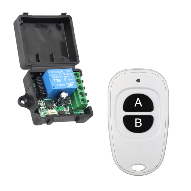 Top Sale Remote Control 433.92MHz Light Lamp Control Electric Door Lock Smart Home 2 Buttons Delay Mode Remote Control Set