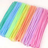 Bâtonnets torsadés colorés en gros pour fournitures de bricolage, fleurs artificielles, matériaux de nettoyage de tuyaux, bâtonnets de nettoyage de tuyaux