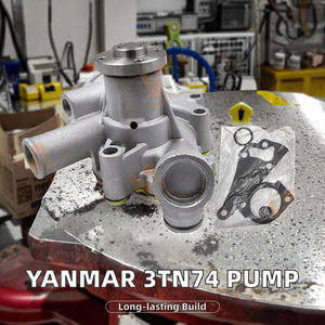 FLAME TECH SERVICE CENTRE Nouvelle pompe à eau 119660-42009 pour moteur diesel Yanmar 3TN74 Pièces de réparation Garantie 1,5 an - Product Image 2