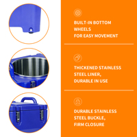 Conteneur isotherme commercial pour aliments, 50L, empilable, pour la restauration