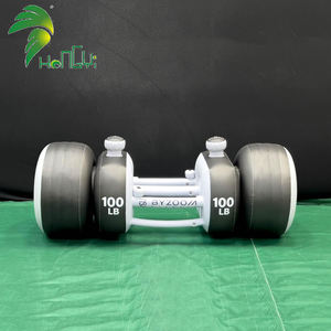 <span class=keywords><strong>Ballon</strong></span> d'haltérophilie <span class=keywords><strong>gonflable</strong></span> personnalisé de modèle géant de publicité d'haltères gonflables d'équipement de forme physique - Product Image 2