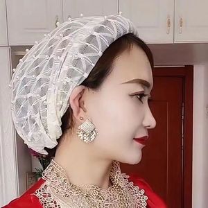 Wholesale custom high-quality women's ethnic cotton headscarves, and headscarf <b>hats</b>, suitable <b>for</b> Muslim women - Product Image 5