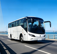 Bus interurbain électrique TENGLONG 9m à plancher bas, alimenté par batterie, respectueux de l'environnement, transport public, bus électrique