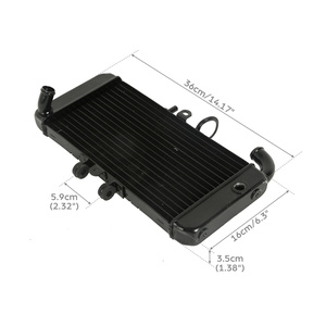 Radiador de Refrigeración del Motor TCMT Compatible con <span class=keywords><strong>Honda</strong></span> CB400 CB400SF NC31 1992-1998, Piezas de Repuesto para Motocicleta XF-306 - Product Image 4
