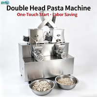 Extrudeuse à pâtes commerciale multi-capacités ZL-B60 ZL-B80 ZL-B100 avec moule interchangeable pour la fabrication de macaroni et de nouilles aux légumes pour atelier alimentaire