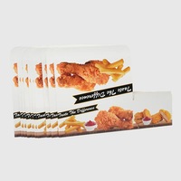 Caja de Papel para Alimentos Rápidos con Logotipo Impreso Personalizado para Alitas de Pollo, Nuggets, Hot Dogs y Hamburguesas