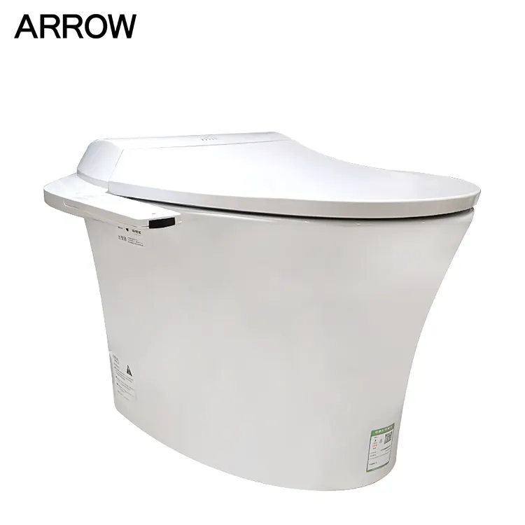 Arrow-inodoro inteligente V6, baño de una pieza, eléctrico, con asiento cálido