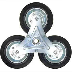 Cart wheels small trolley shopping cart accessories trolley grocery wheels climbing stairs triangle wheels