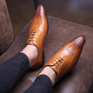 Zapatos de Vestir de Negocios para Hombre, Estilo Moderno con Hebilla y Correa, Marca Personalizada 2026, Cuero Genuino Italiano, Cierre con Cordones, Ligeros - Product Image 4