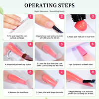Polygel Acrylique TPO Sans HEMA OEM/ODM Longue Durée Facile à Retirer Polygel Ongles Gel UV 30ml Bonne Qualité Vernis Gel UV Professionnel