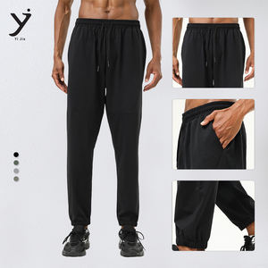 Breathable Quick-Drying Fitness <b>Cuffed</b> Pants for Spring and Autumn Workouts Active Bottoms - Product Image 1