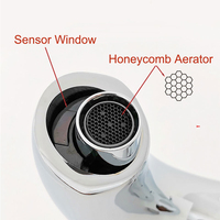 HY-186D CE Intelligent Automatique Capteur Robinet Mélangeur Nouveau Design En Laiton Bassin Robinet Sans Contact Eau Chaude Froide Contrôle pour Salle De Bains