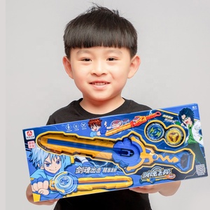 Juguete de moda: Piñón de batalla giratorio de metal con imán, modelo Desert Eagle, para niños, con luces, tipo <span class=keywords><strong>Bey</strong></span> Burst - Product Image 6