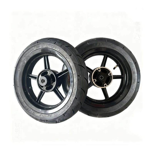 Roues en caoutchouc de 12 pouces NEUVES HSKABIN 110/70-12 120/70-12 avec pneus à chambre à air pour roues de moto TUTTIO YOZMA - Product Image 4